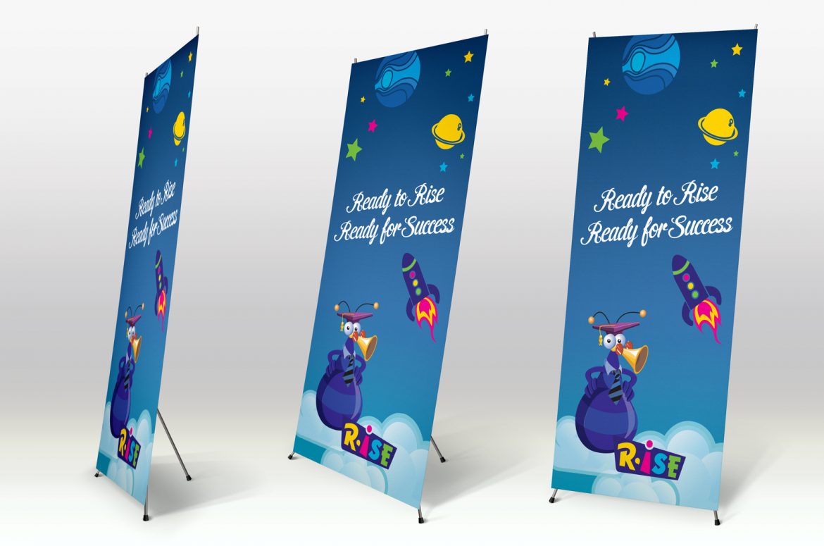 In và thiết kế standee dành cho triển làm, shop, cửa hàng tại quận Thanh Xuân